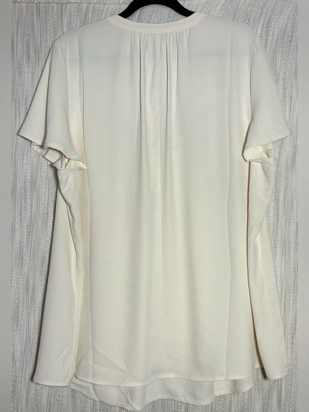 Torrid Outlander thistle embroidered yoke blouse in ivory